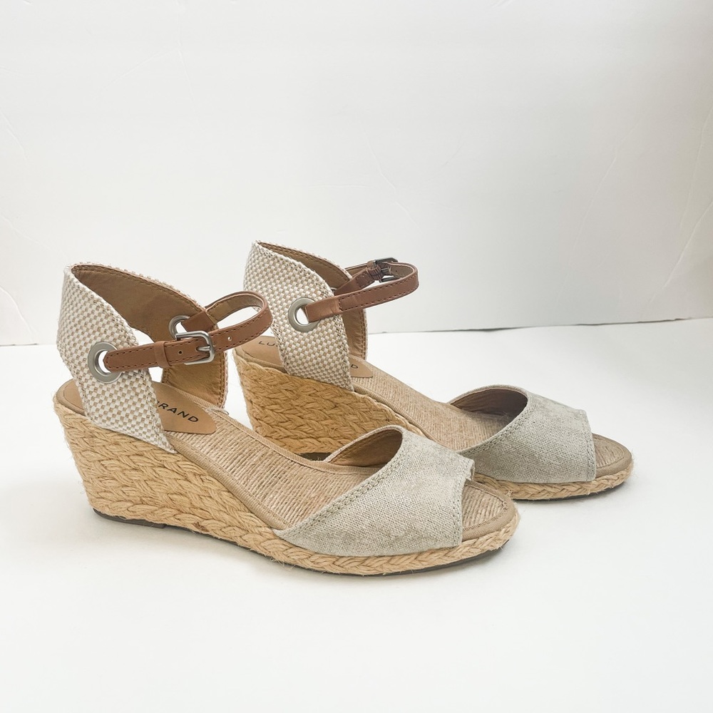 Lucky Brand Kyndra Espadrille Wedge Sandals size 8